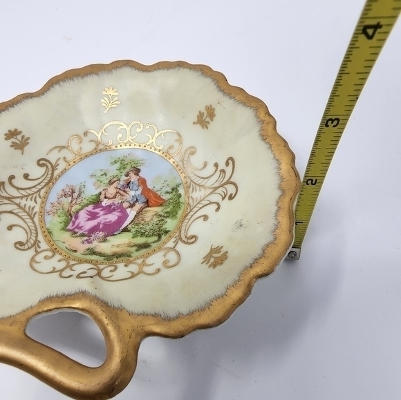Vintage Lefton 377 Candy‎ Trinket Dish Victorian Couple Made in Germany - Picture 5 of 11